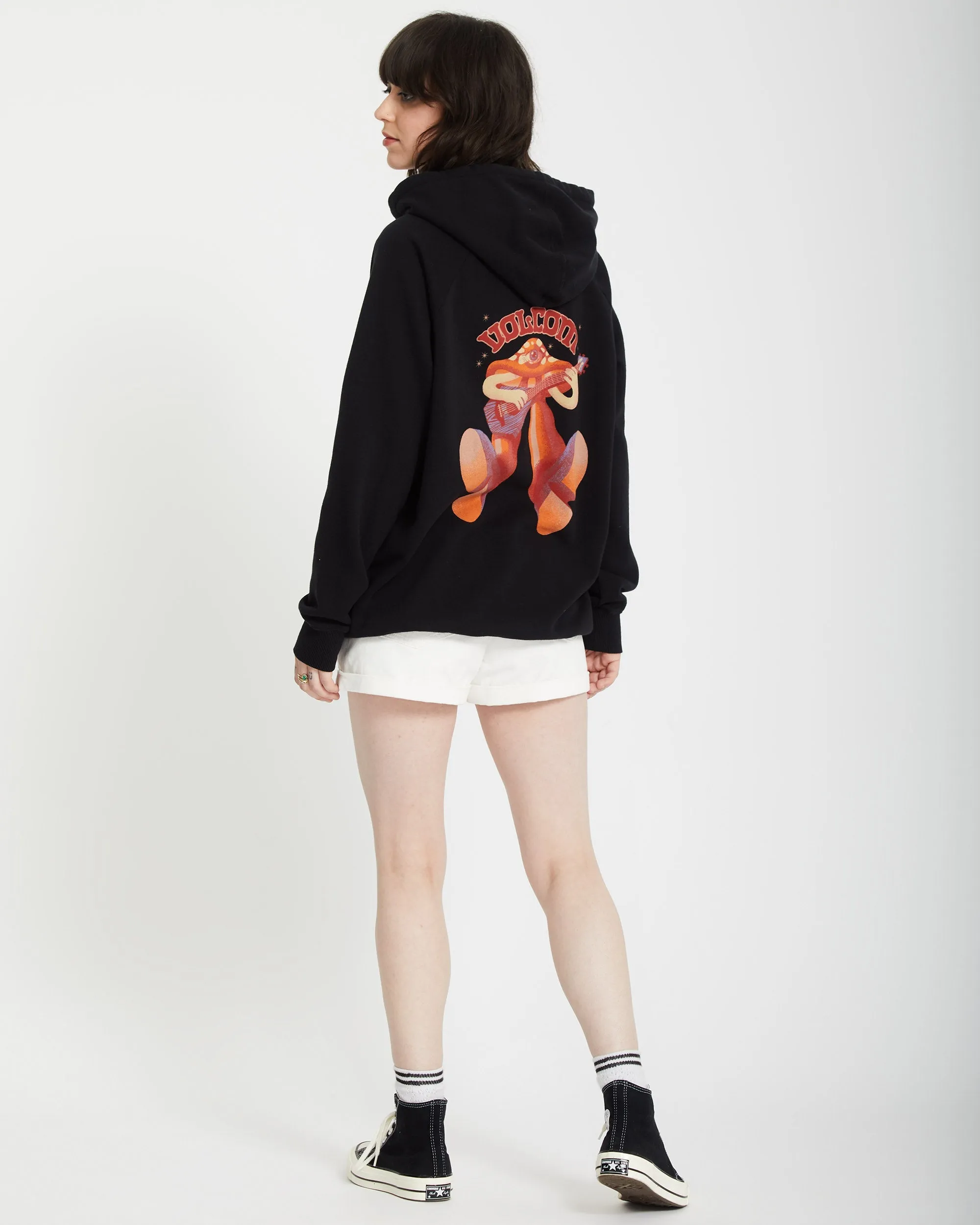 Sweat à Capuche Truly Stoked - BLACK