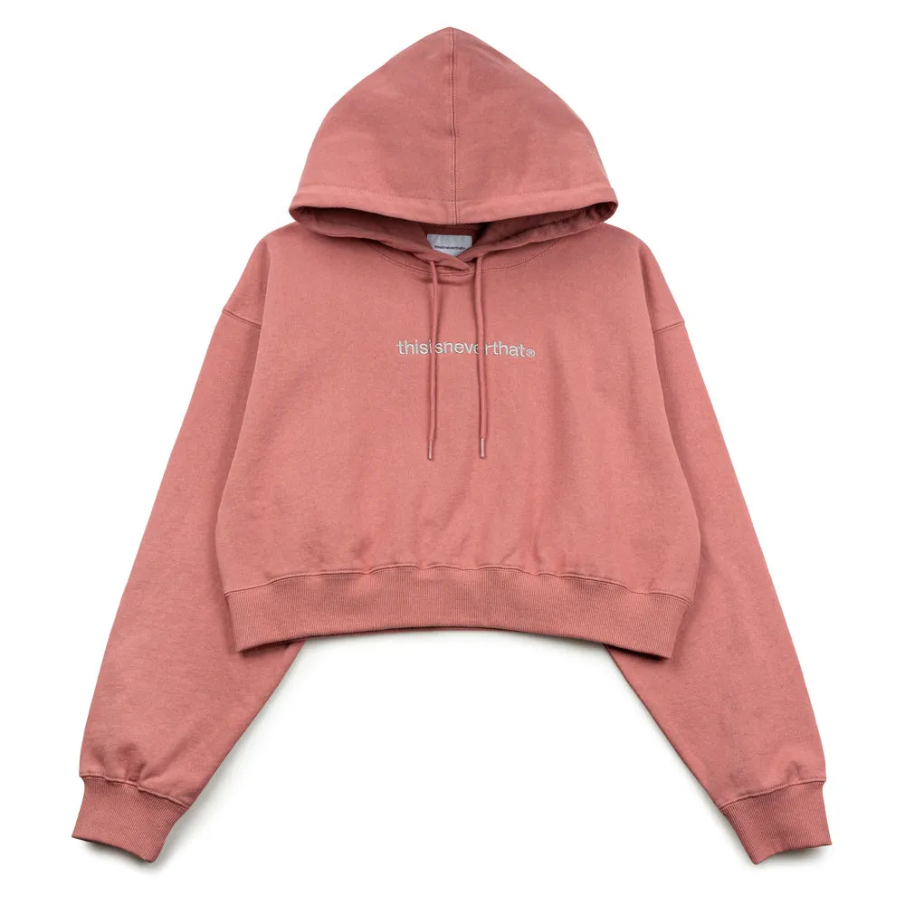 T-Logo W Hoodie | Red Wood