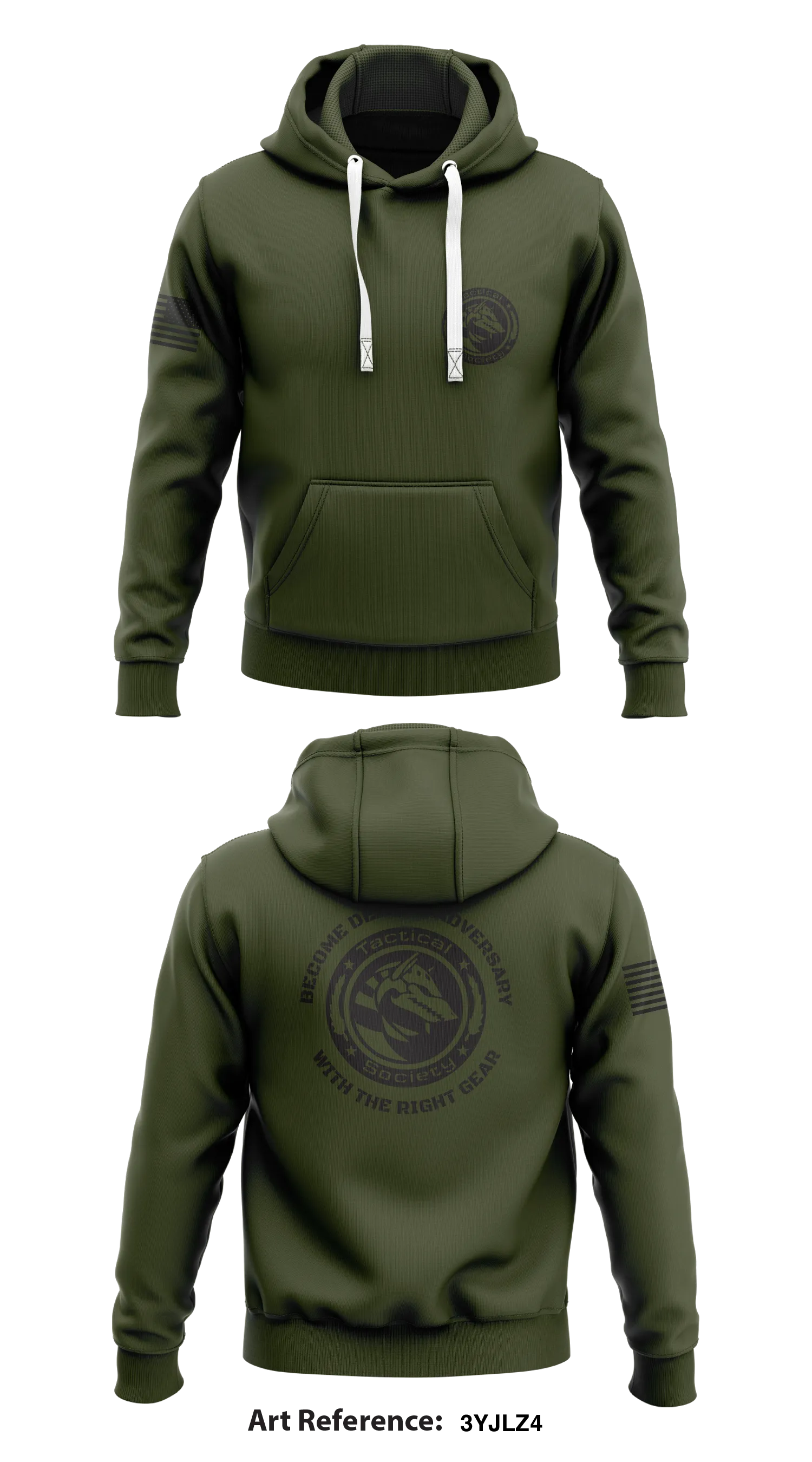 Tactical Society  Core Men's Hooded Performance Sweatshirt - 3YjLZ4