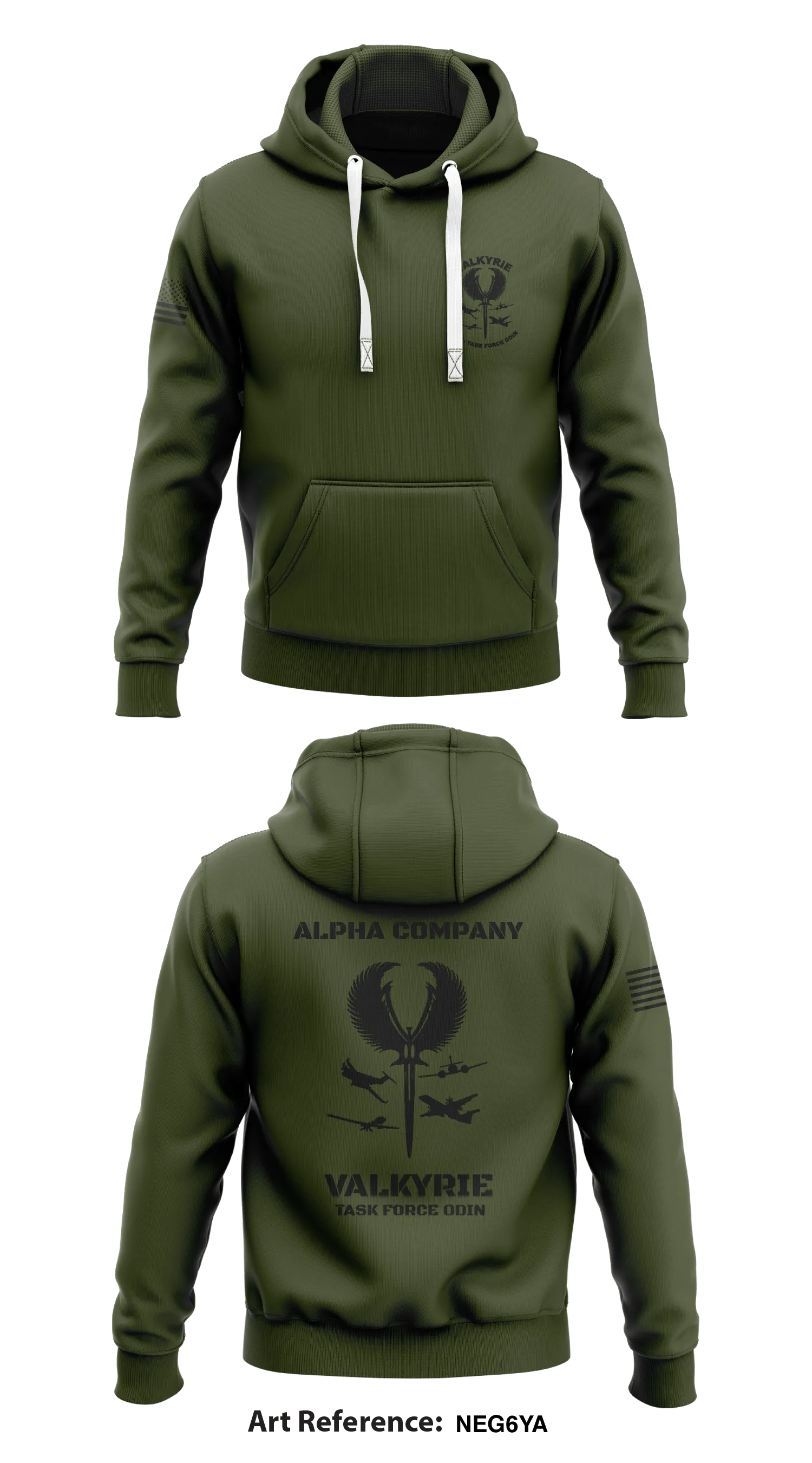 Task Force Odin Store 1 Core Men's Hooded Performance Sweatshirt - zcdeU6