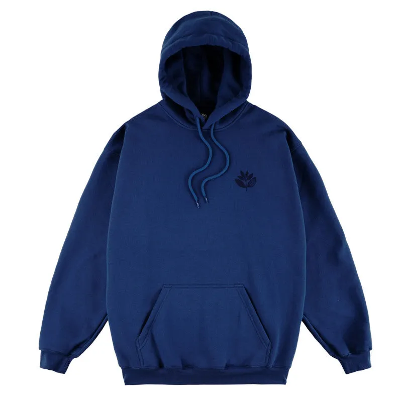 TERRY PLANT HOODIE OCEAN BLUE
