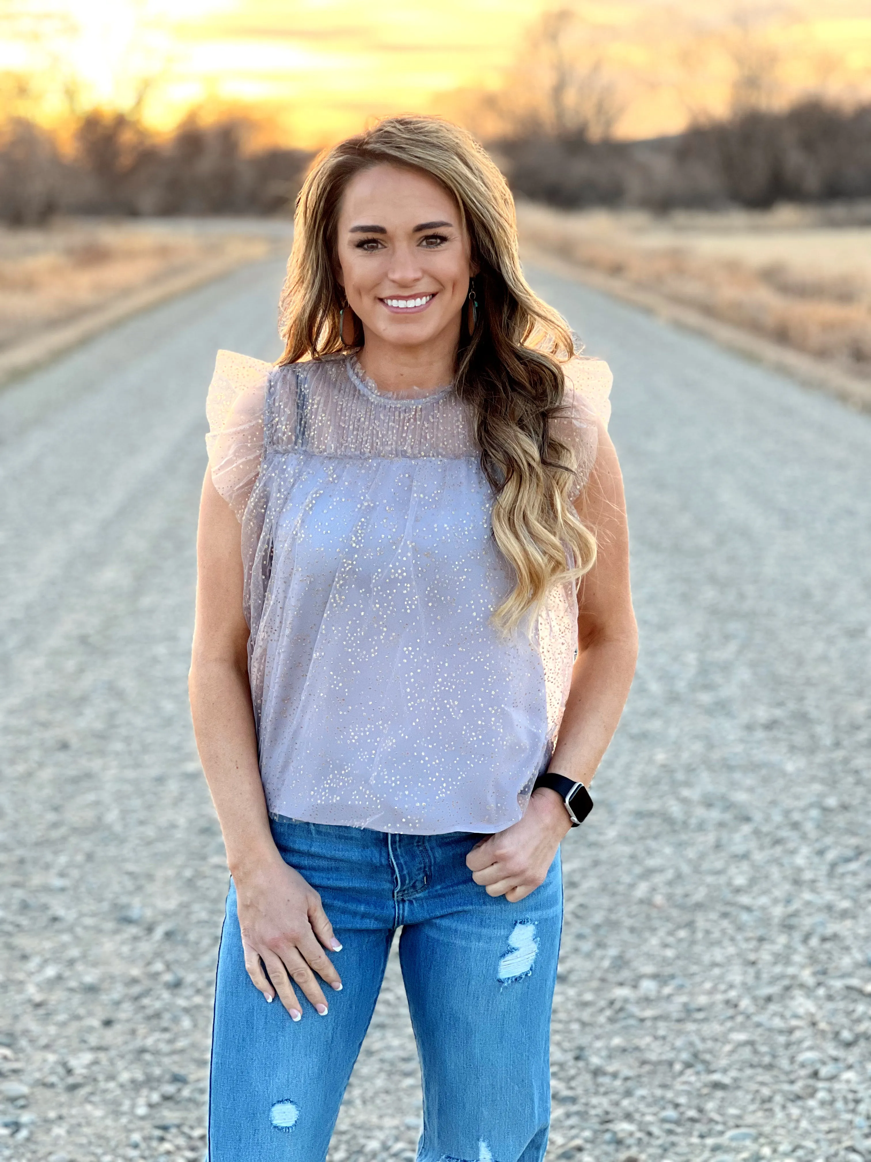 The Golden Hour Top