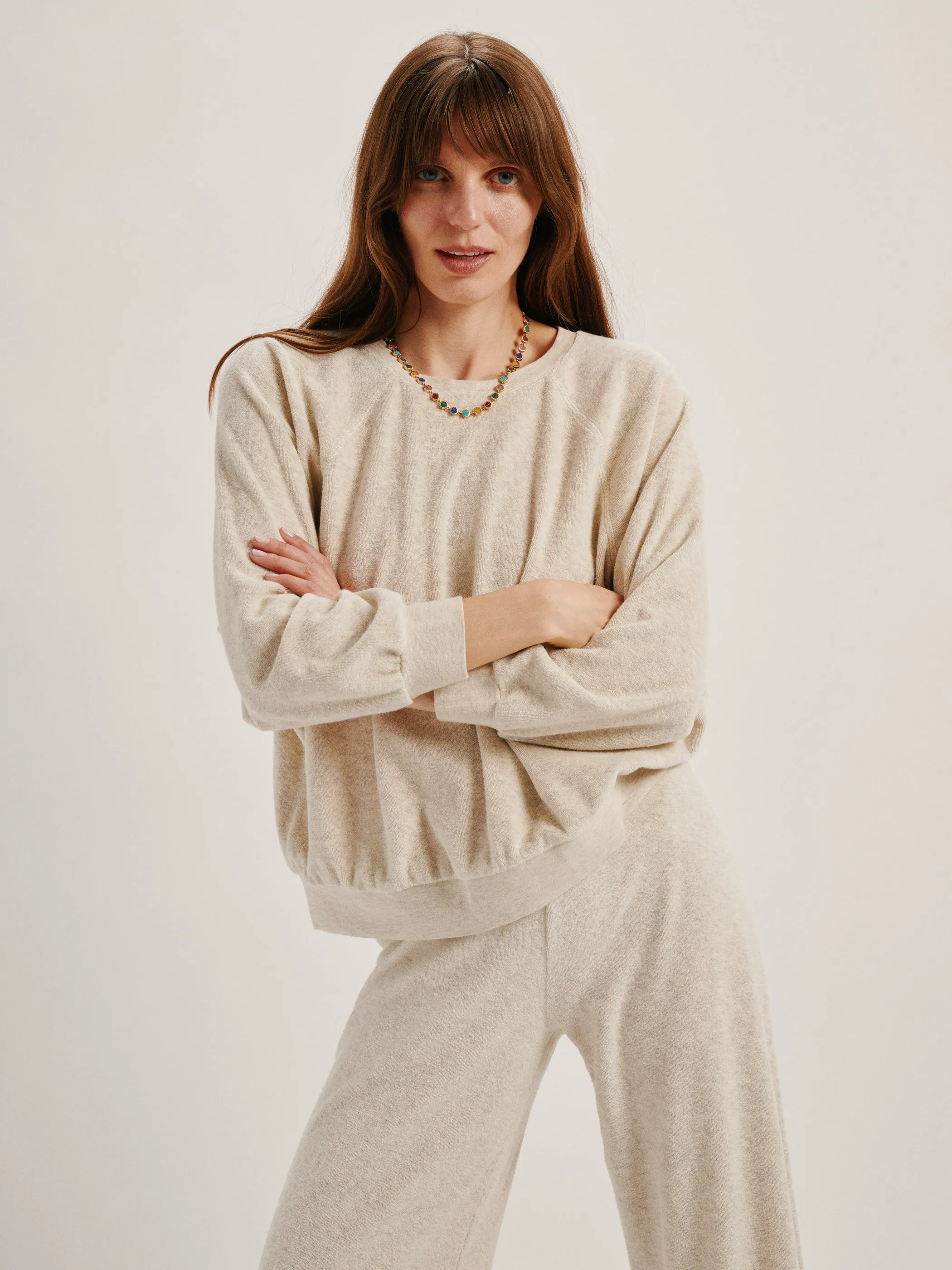 The Samos Oversized Sweatshirt in Terry