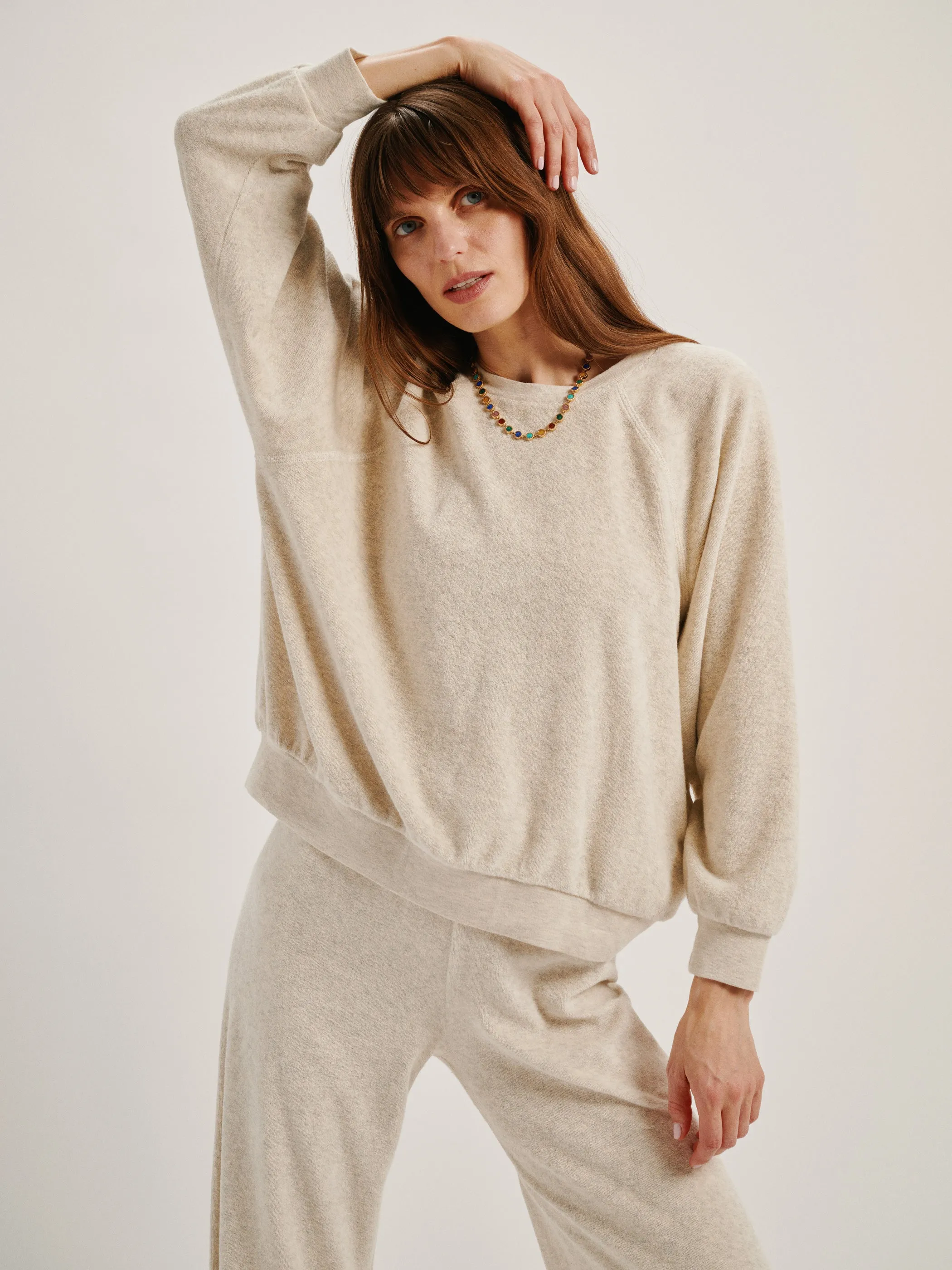 The Samos Oversized Sweatshirt in Terry