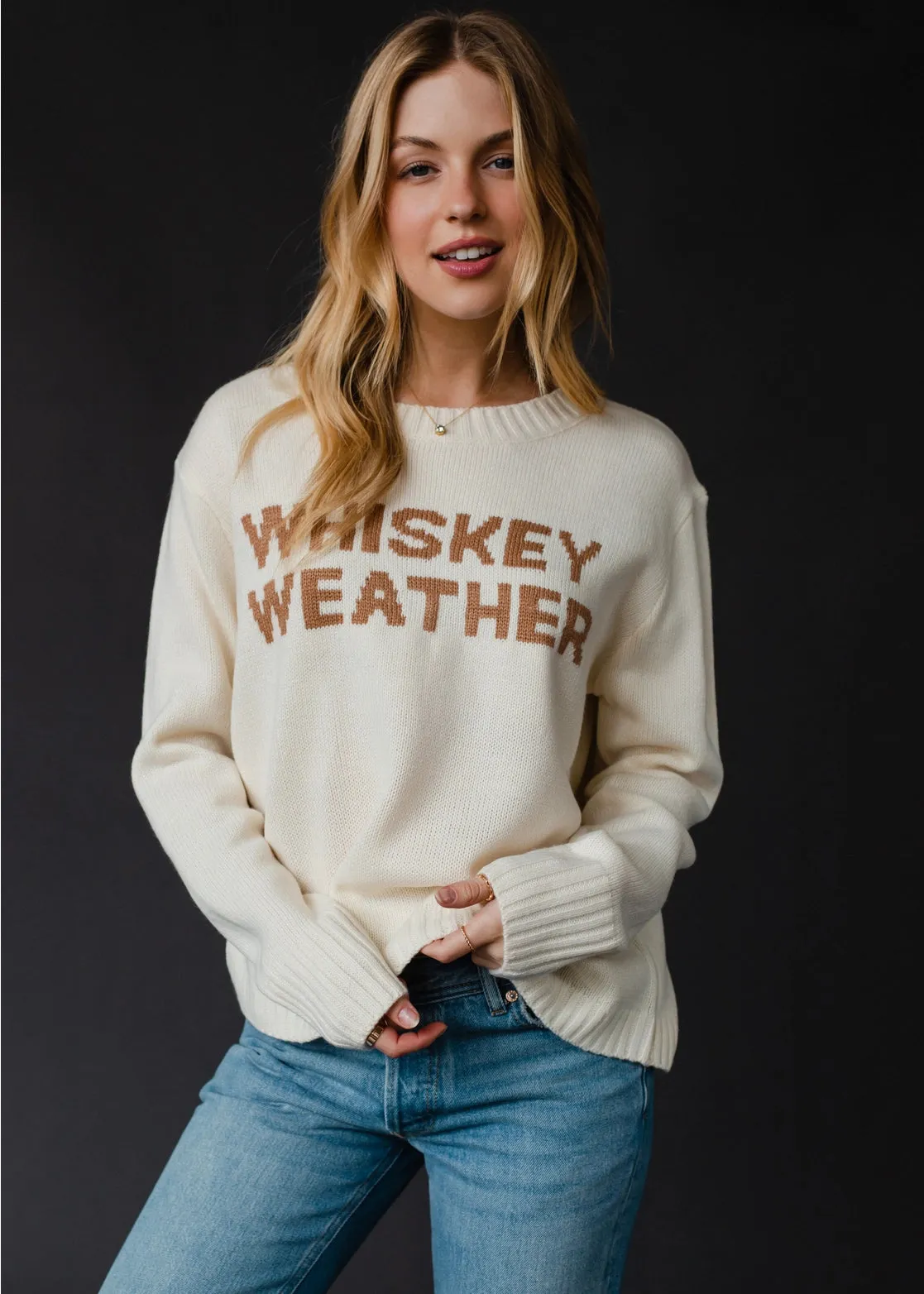 The Whiskey Weather Sweater - Ivory