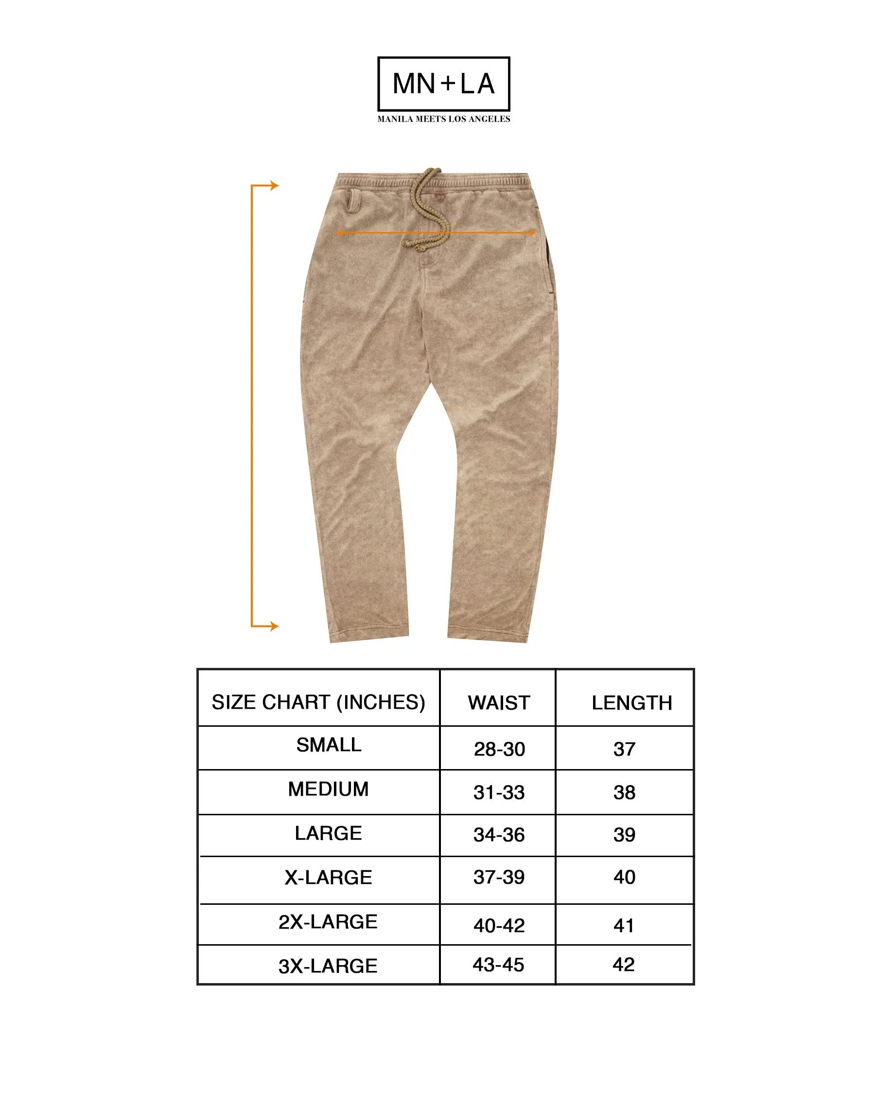 TOWEL TERRY LOUNGE PANTS IN SAND