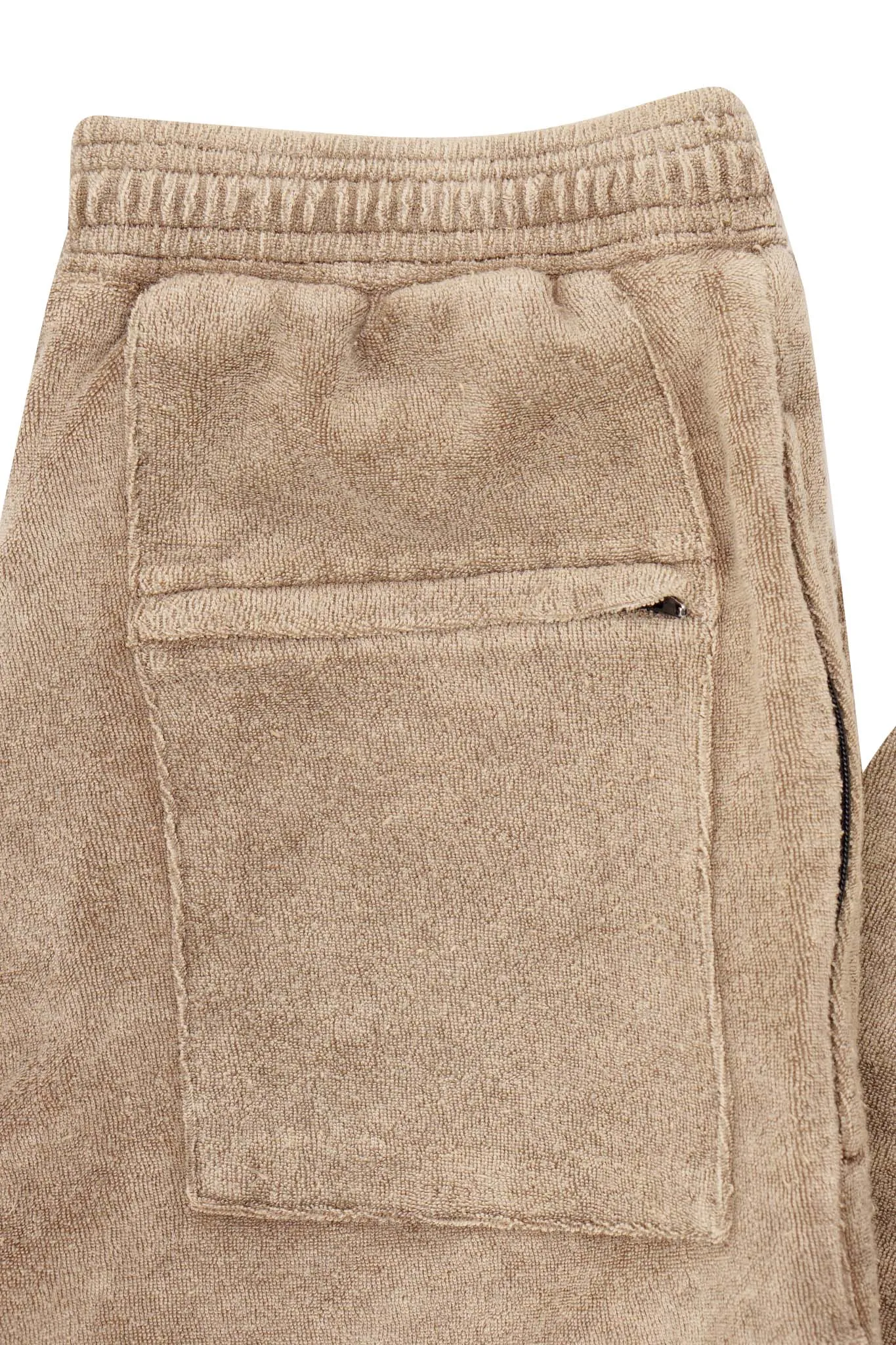 TOWEL TERRY LOUNGE PANTS IN SAND
