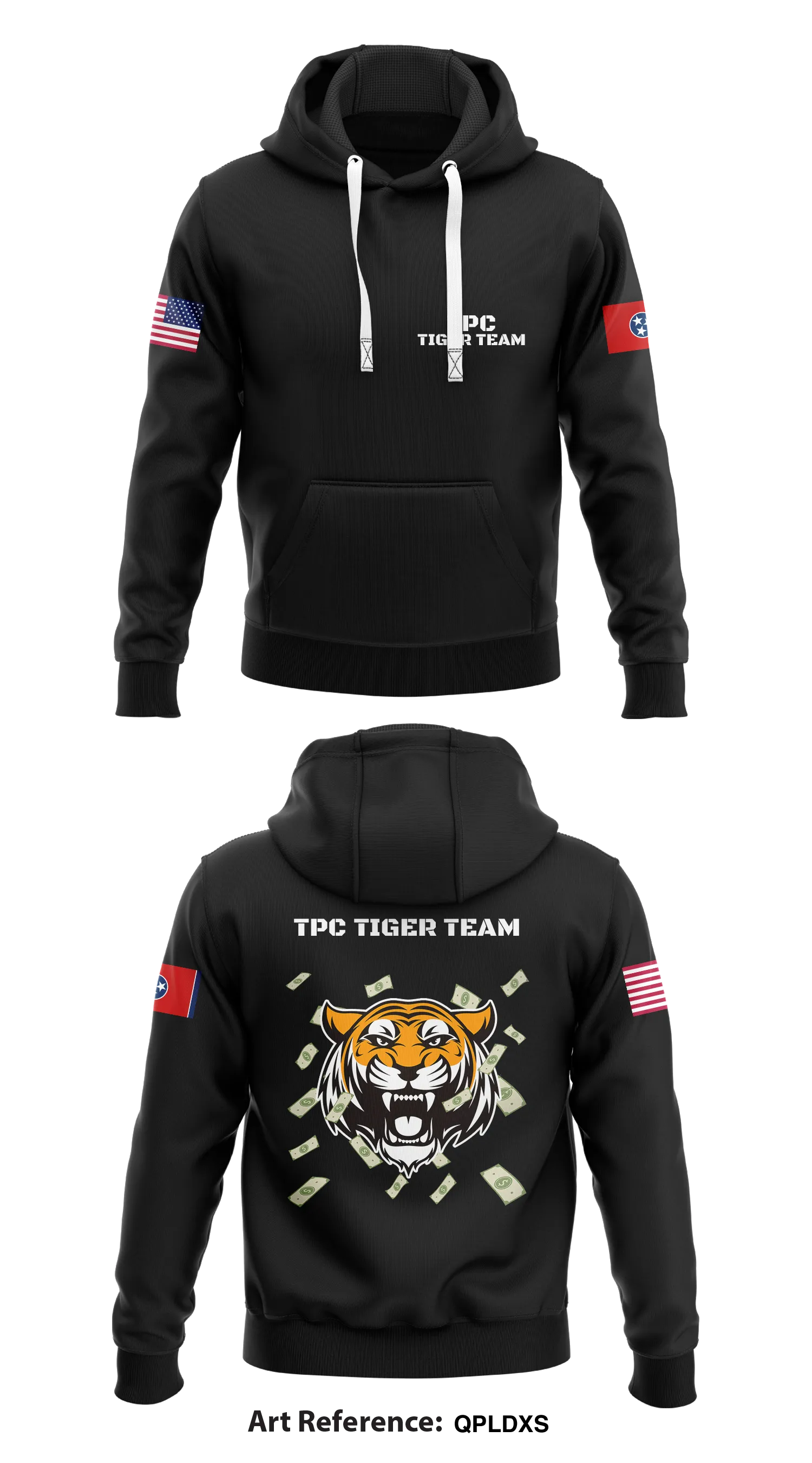 TPC Tiger Team Store 1 Core Men's Hooded Performance Sweatshirt - QPLdxS