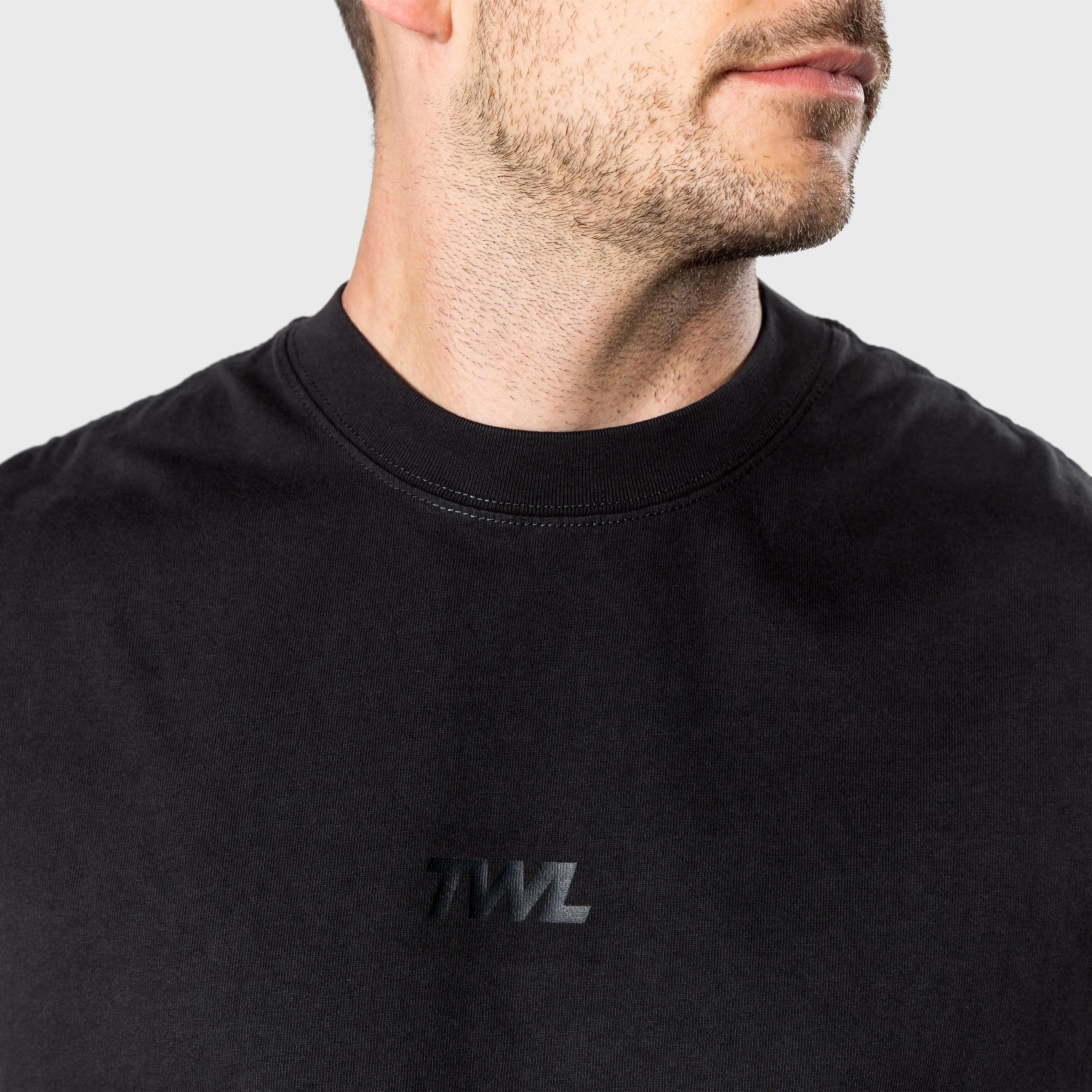 TWL - LIFESTYLE OVERSIZED MUSCLE TANK - WASHED BLACK