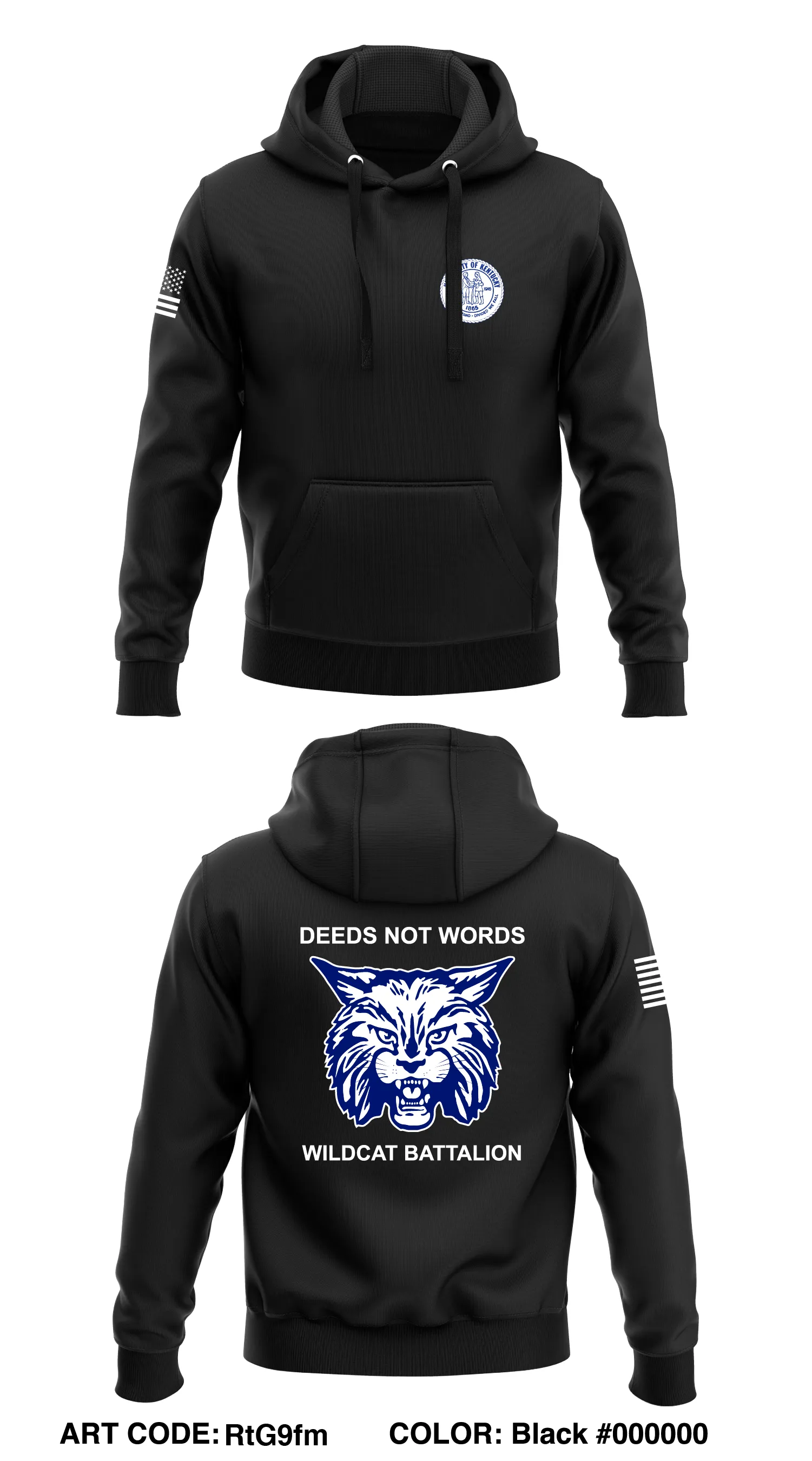 UKROTC  Core Men's Hooded Performance Sweatshirt - RtG9fm