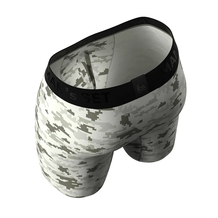 UltraSoft  Boxer Brief 7.6" OpenFly, Pixel Camo