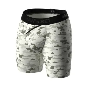 UltraSoft  Boxer Brief 7.6" OpenFly, Pixel Camo