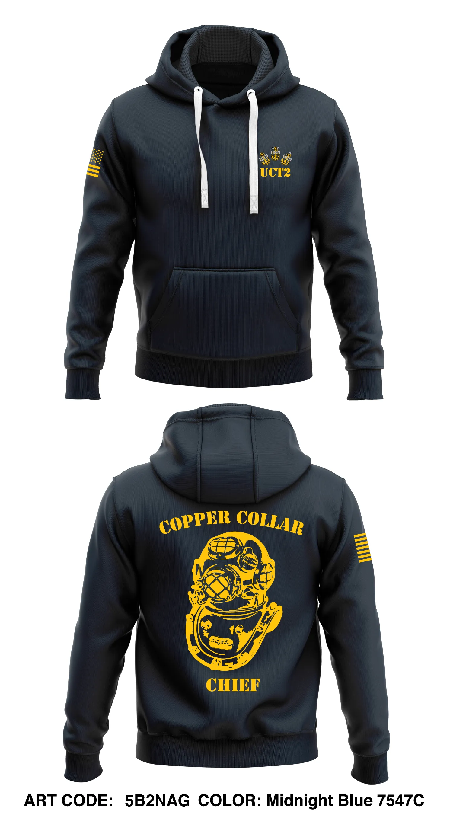 Underwater Construction Team TWO  Store 1  Core Men's Hooded Performance Sweatshirt - 5B2NAG