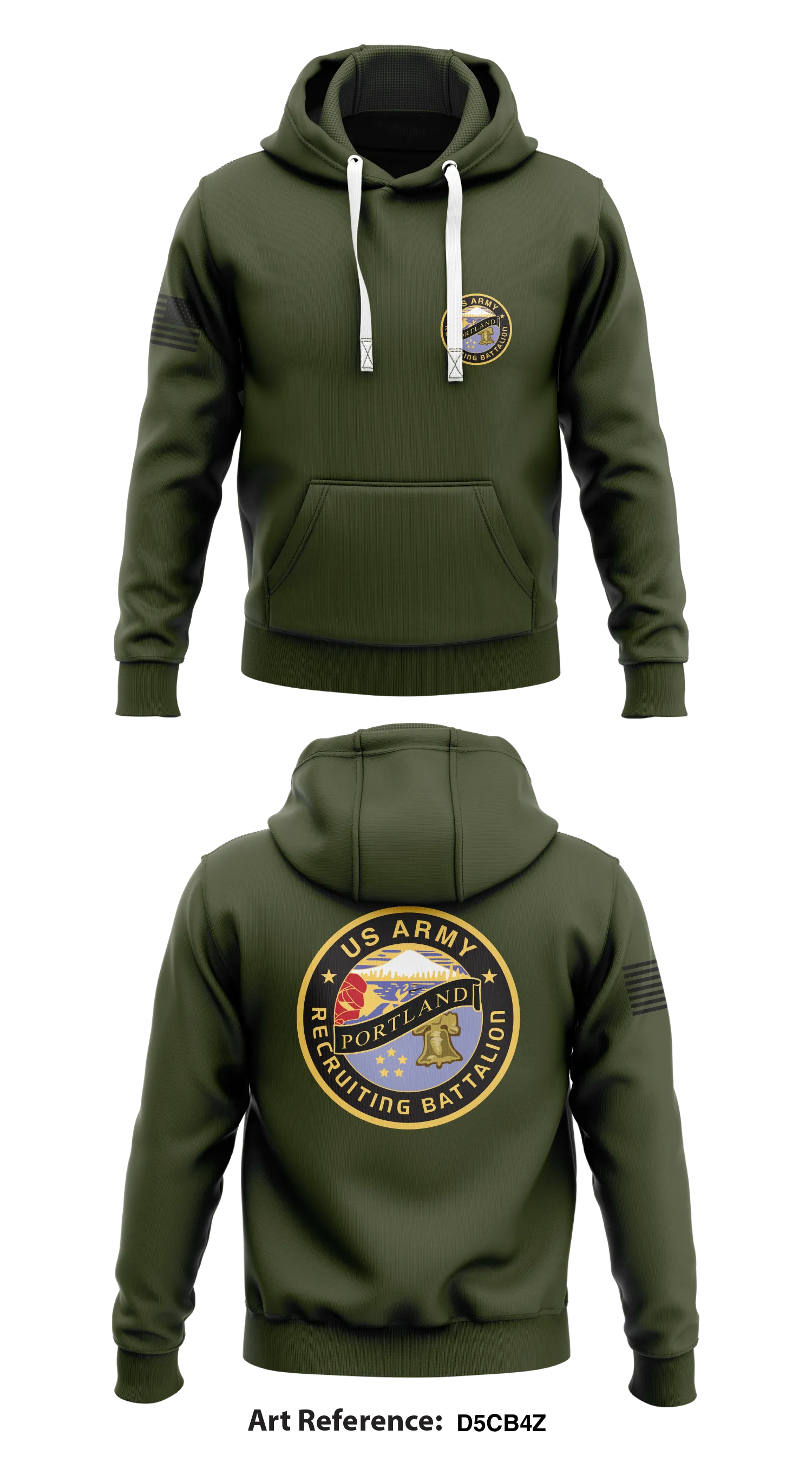 US Army Recruiting BN - Portland Store 1  Core Men's Hooded Performance Sweatshirt - D5CB4z