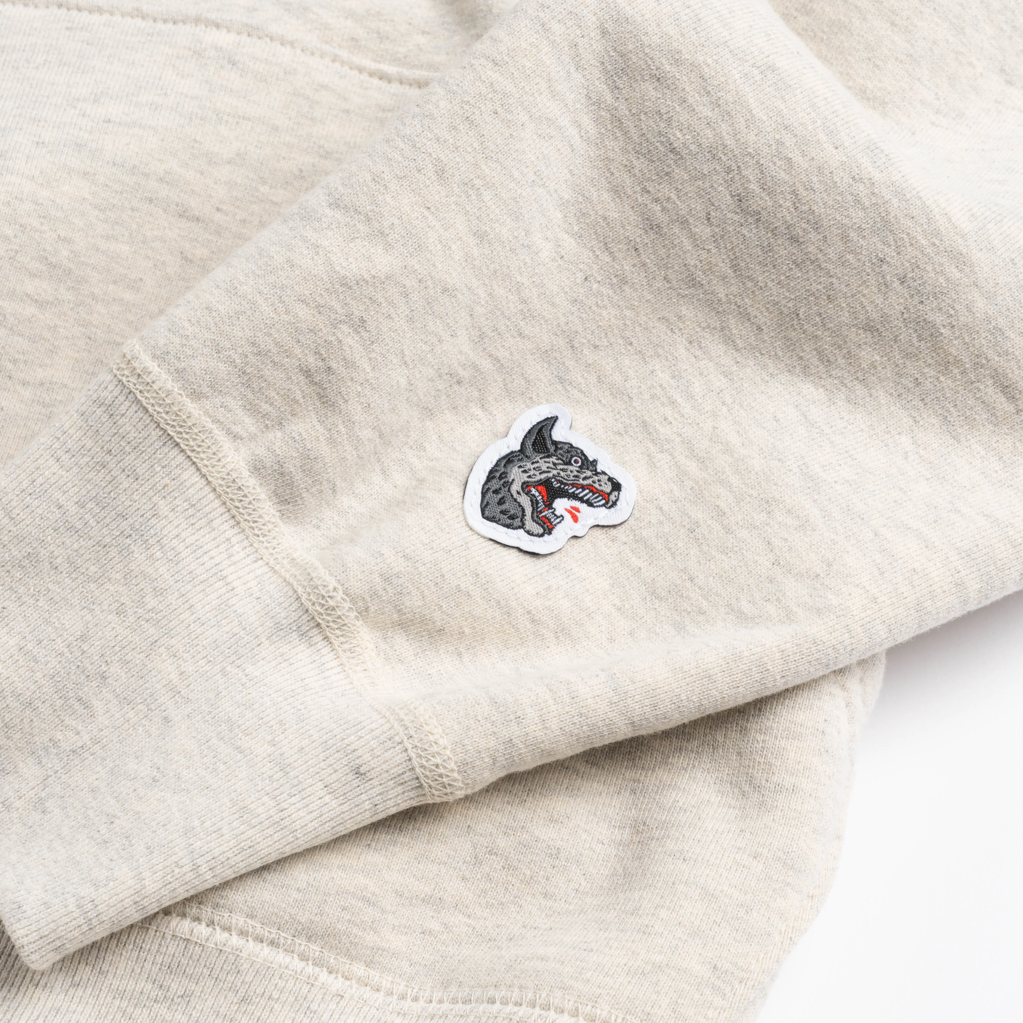 Varsity Snap Hoodie Ash