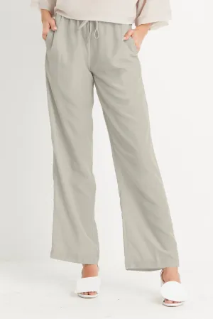 Washable Silk Drawstring Pants