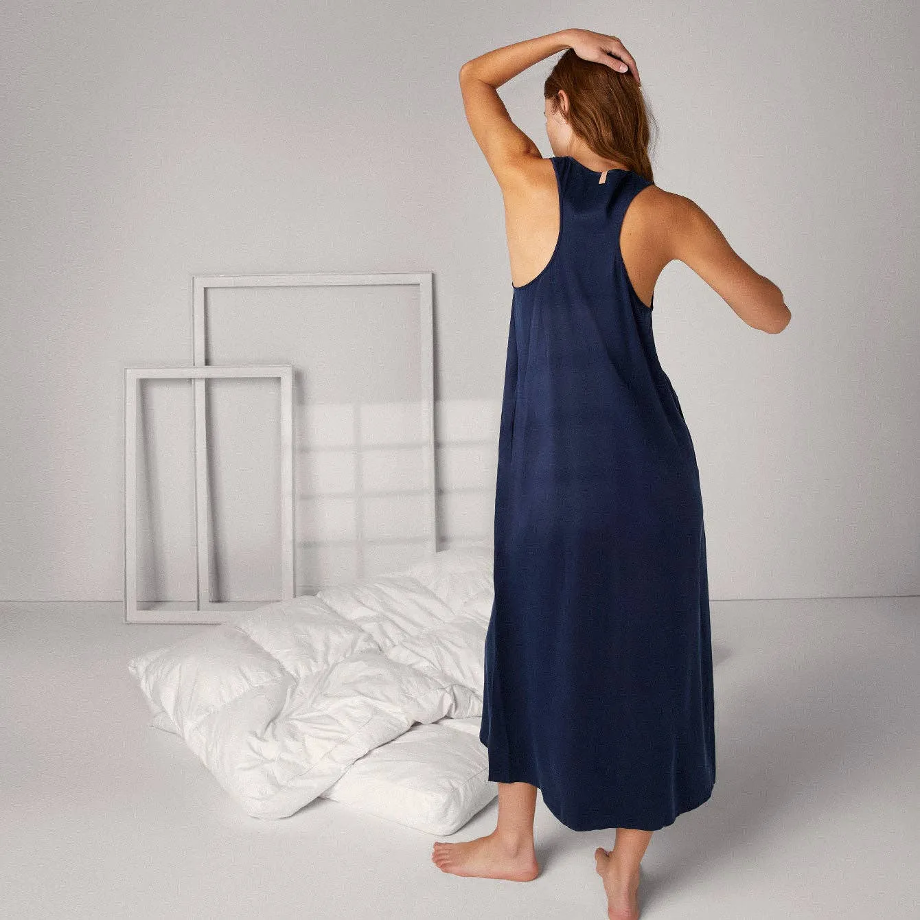 Washable Silk Tank Dress