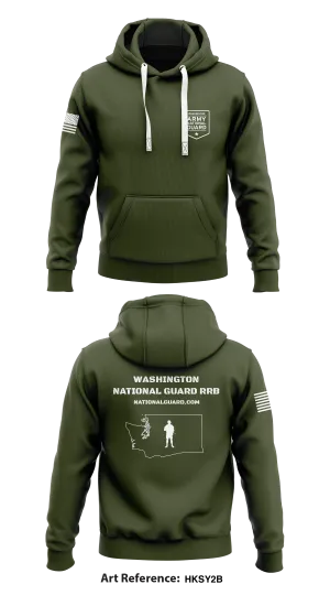 Washington National Guard RRB Store 1  Core Men's Hooded Performance Sweatshirt - hksY2b