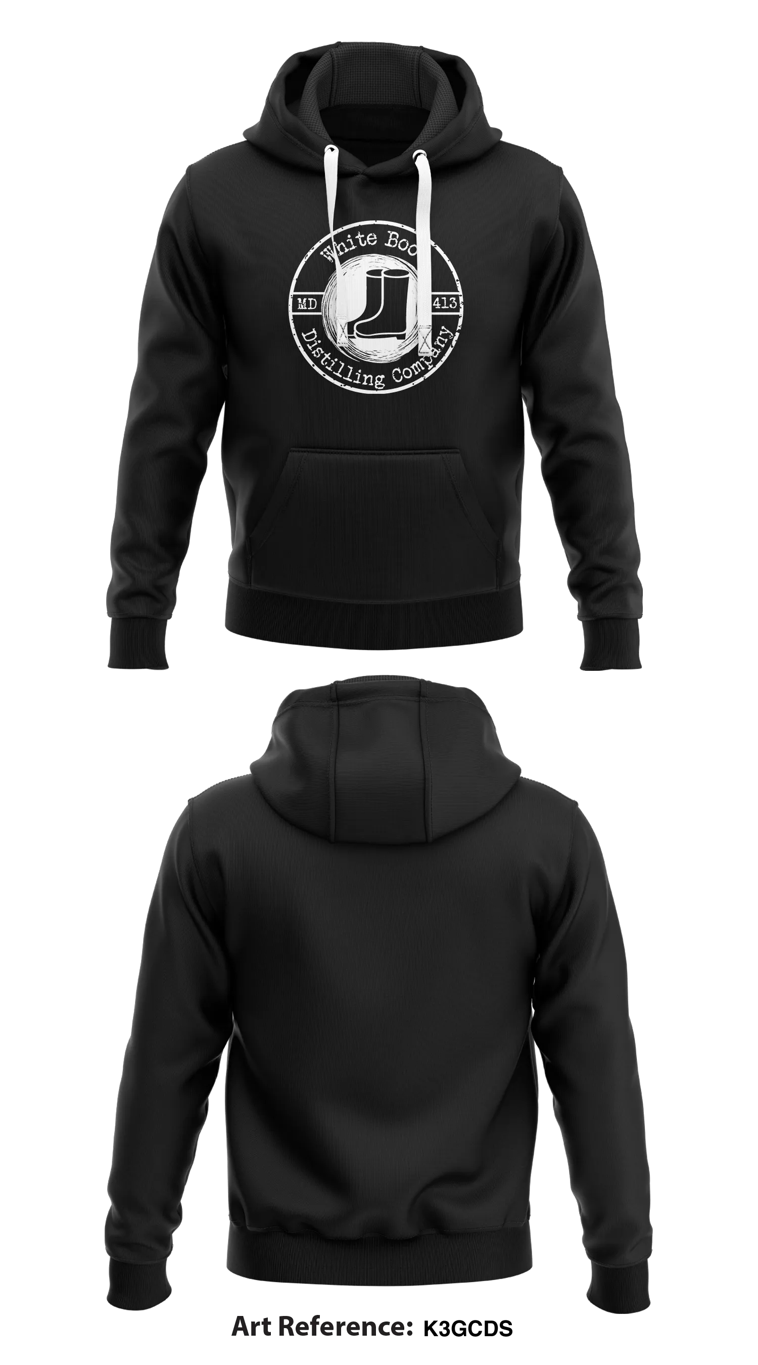 White Boot Distilling Company. Store 1  Core Men's Hooded Performance Sweatshirt - k3gCDs