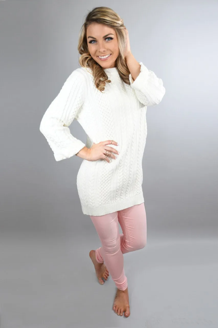 White Chunky Sweater