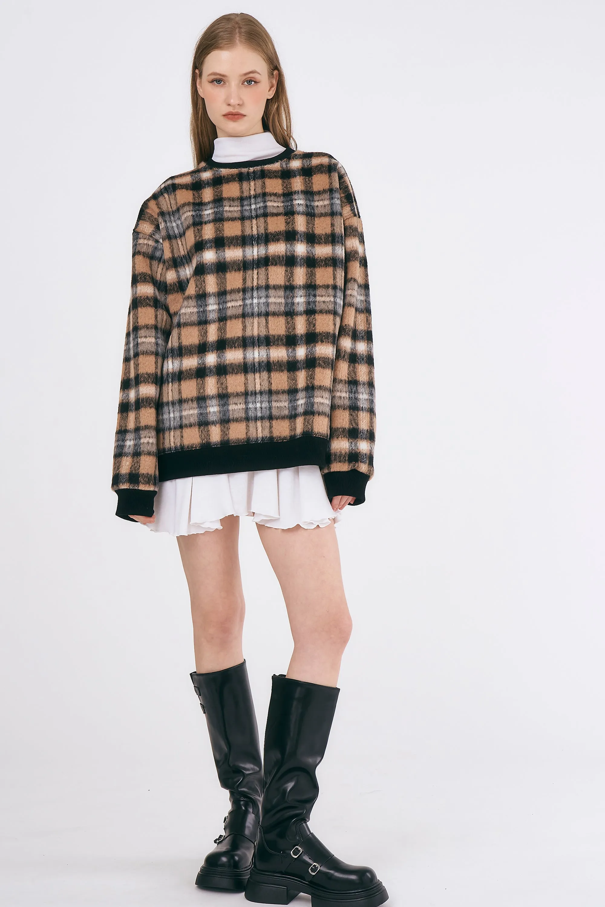 Willow Oversized Plaid Top