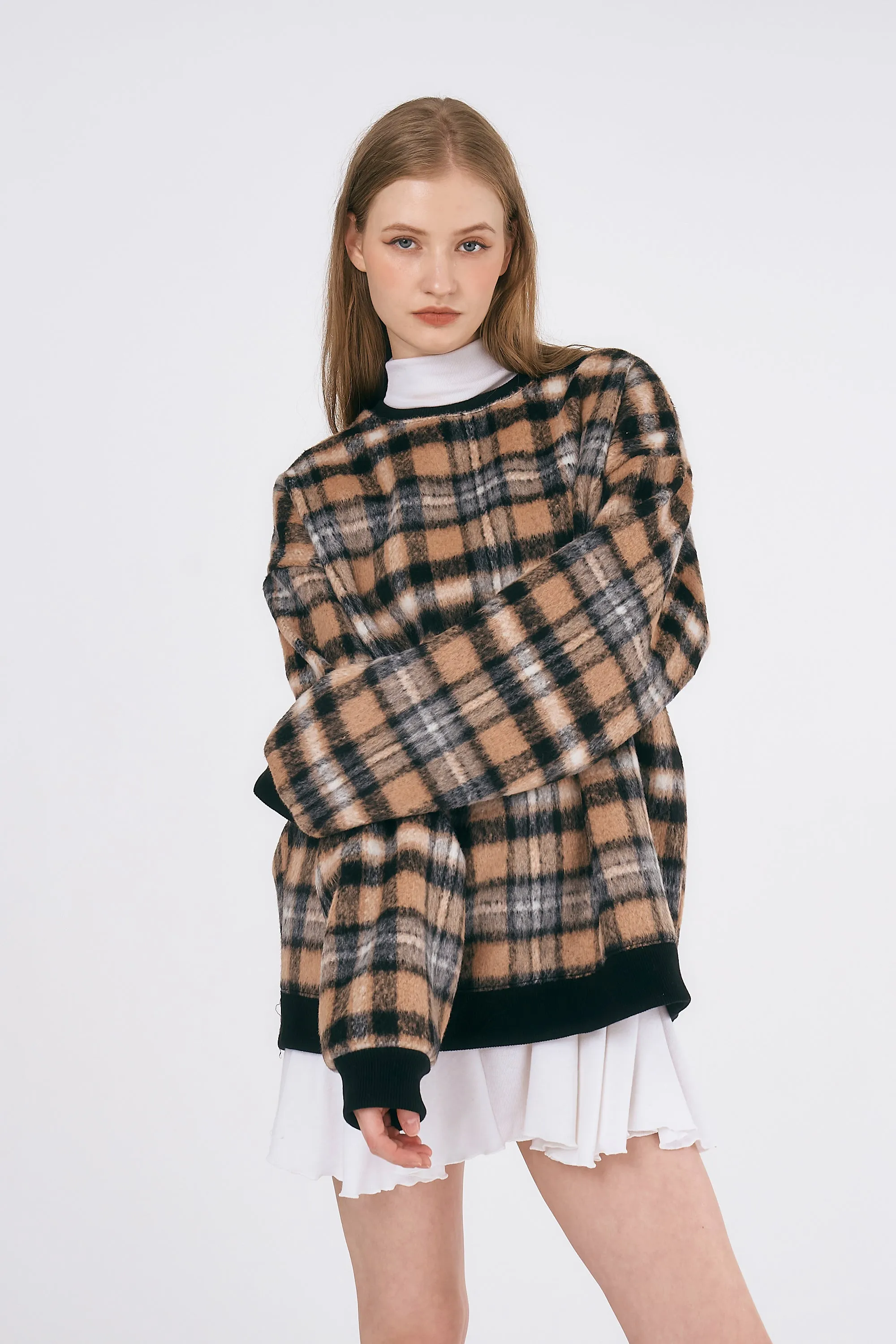 Willow Oversized Plaid Top