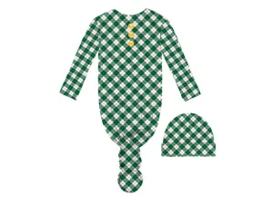 Wintergreen Infant Gown and Beanie Set