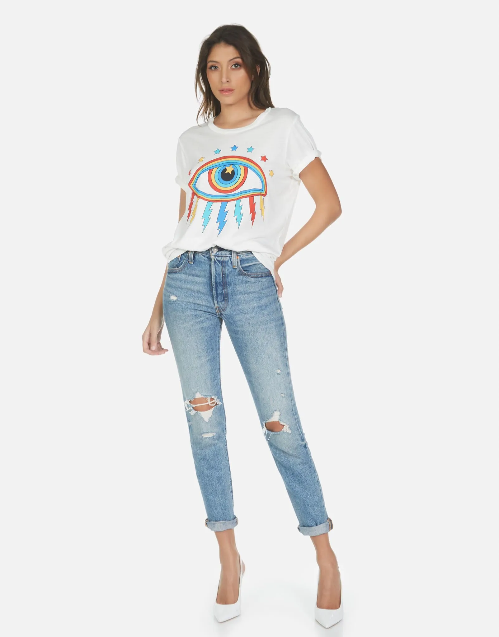 Wolf Rainbow Lightning Eye