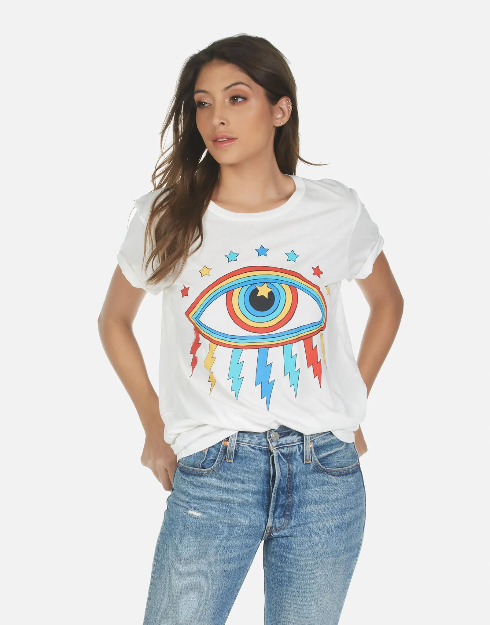 Wolf Rainbow Lightning Eye
