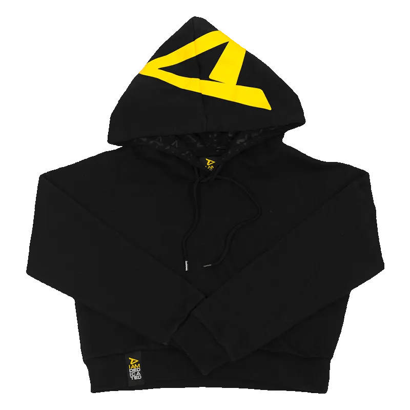 Women Heavy Cotton Cropped Hoodie