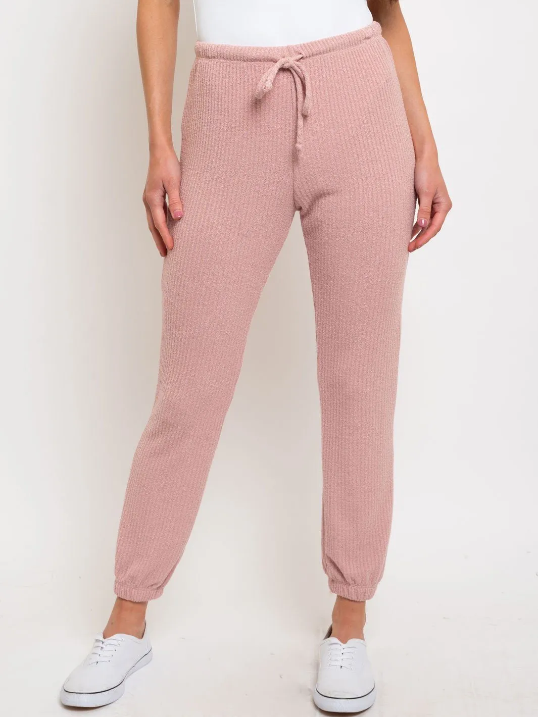 WOMEN'S BOUCLE MAUVE PANTS