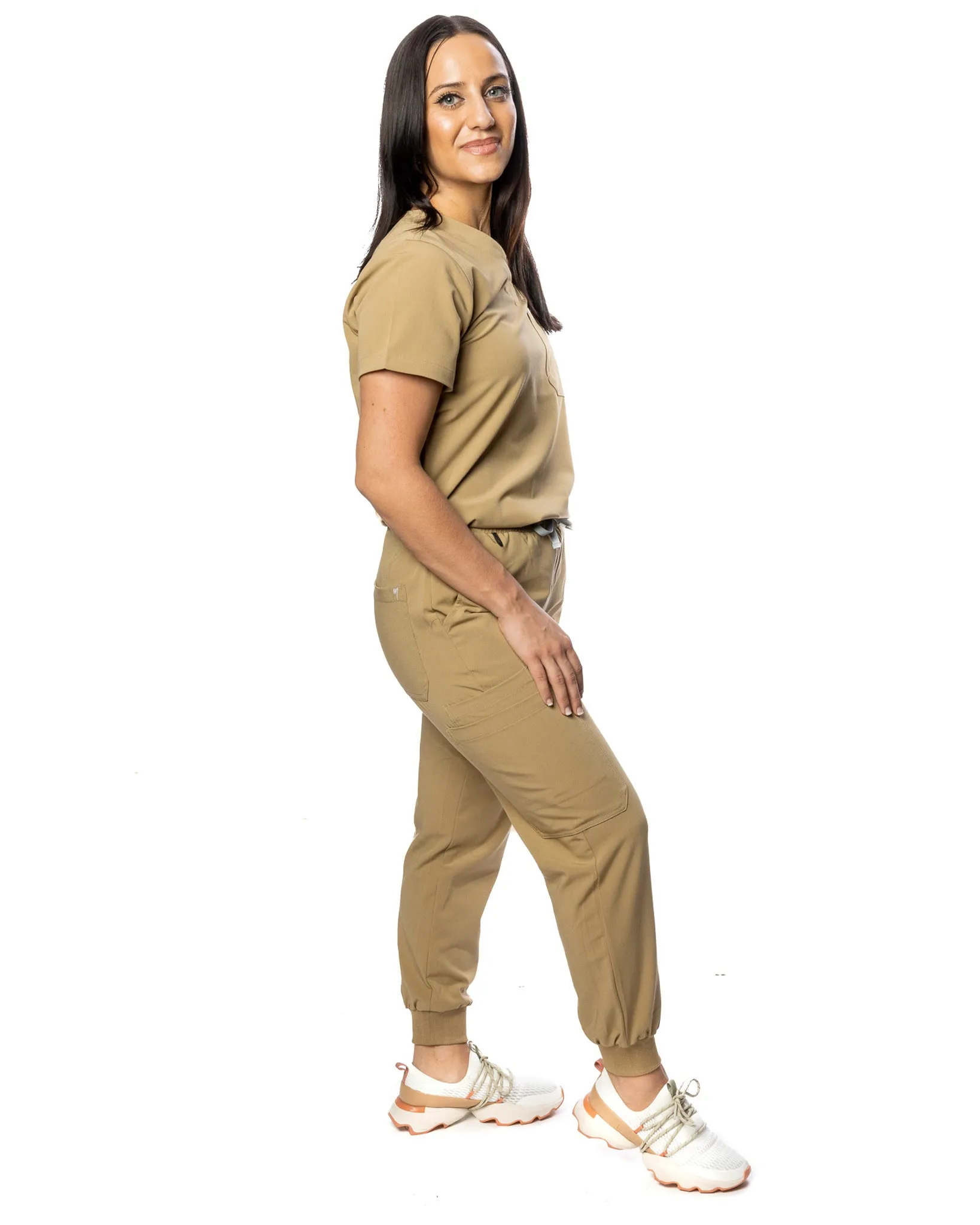 Women's Latte Jogger Scrub Pants