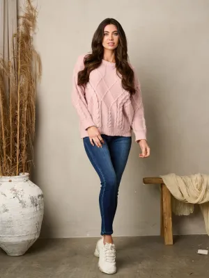 WOMEN'S LONG SLEEVE KNIT SWEATER