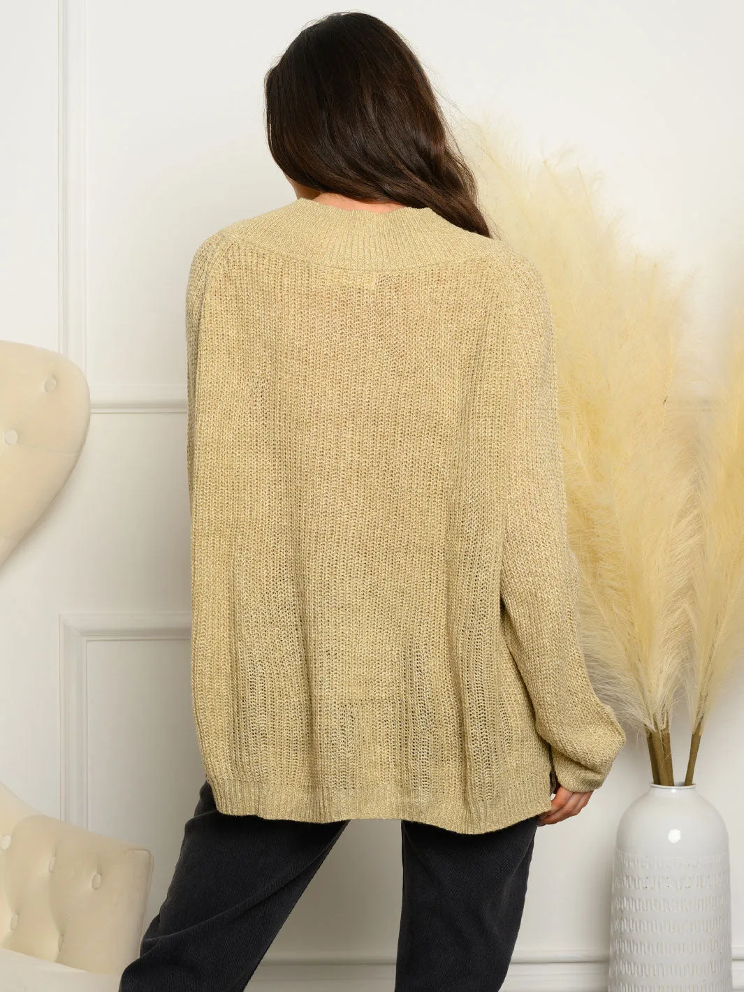 WOMEN'S LONG SLEEVE SWEATER
