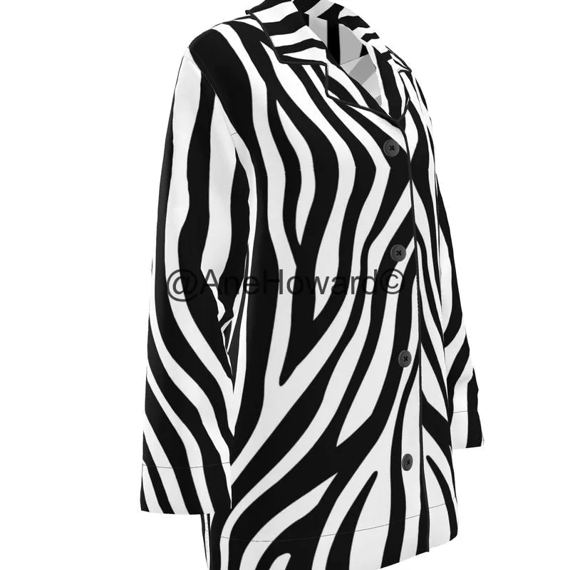 Women's Luxury Loungewear Shirt Zebra