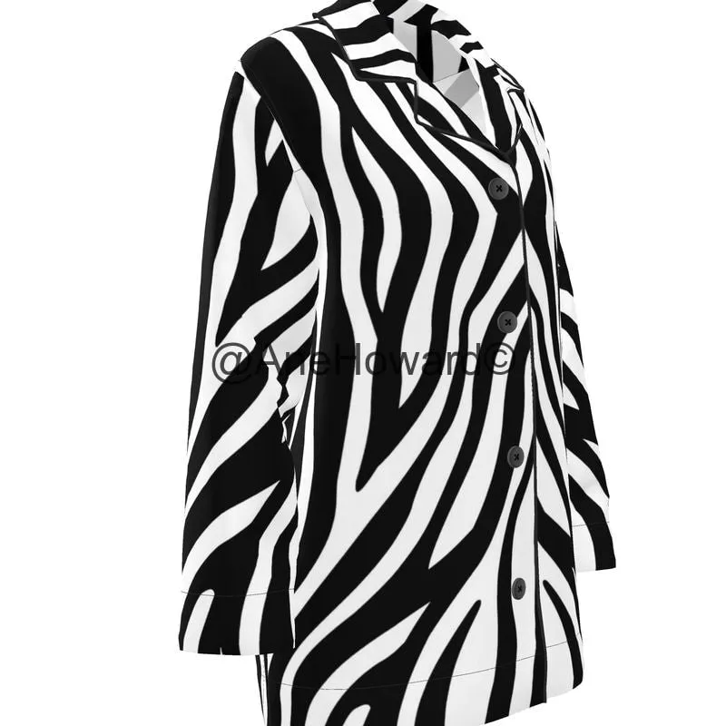 Women's Luxury Loungewear Shirt Zebra