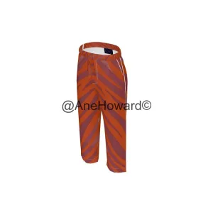 Women's Luxury Loungewear Trousers Red Zebra