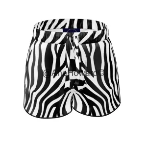 Women's Luxury Pyjama Shorts Zebra
