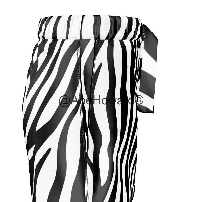 Women's Luxury Pyjama Shorts Zebra