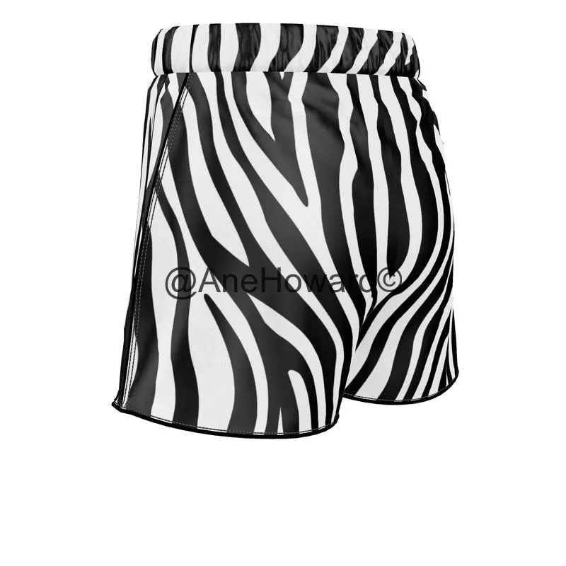 Women's Luxury Pyjama Shorts Zebra