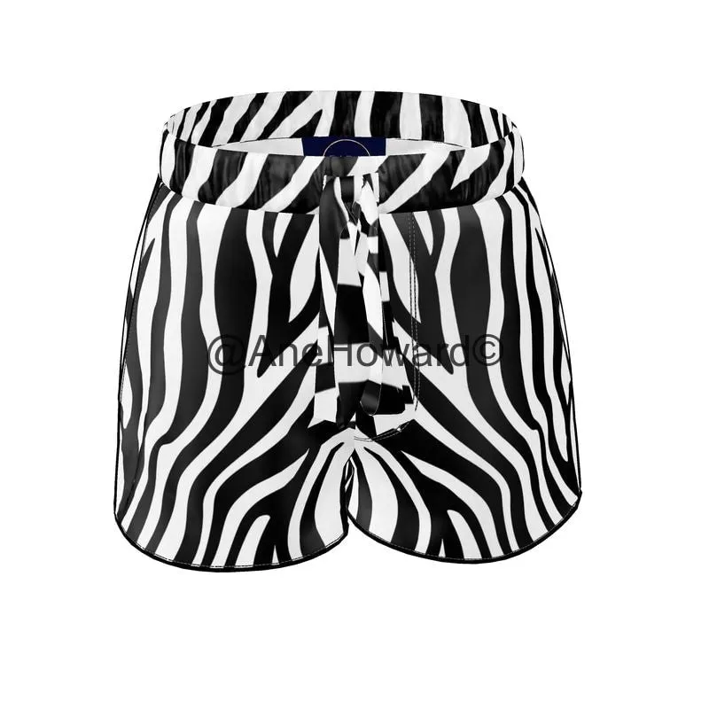 Women's Luxury Pyjama Shorts Zebra