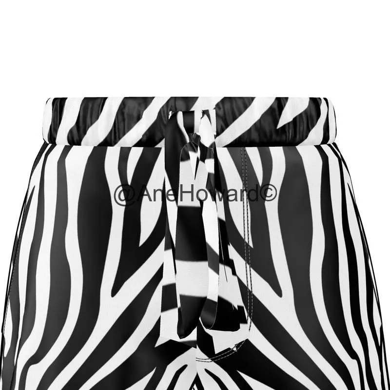 Women's Luxury Pyjama Shorts Zebra