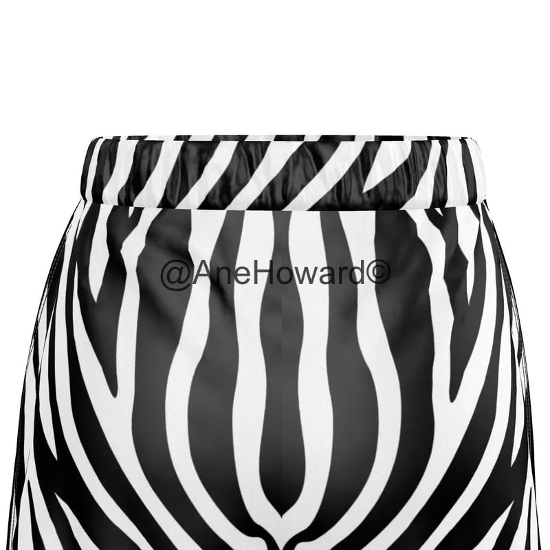Women's Luxury Pyjama Shorts Zebra