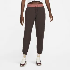 Womens Nike Woven Cropped Cargo Jogger Pants 'Brown'