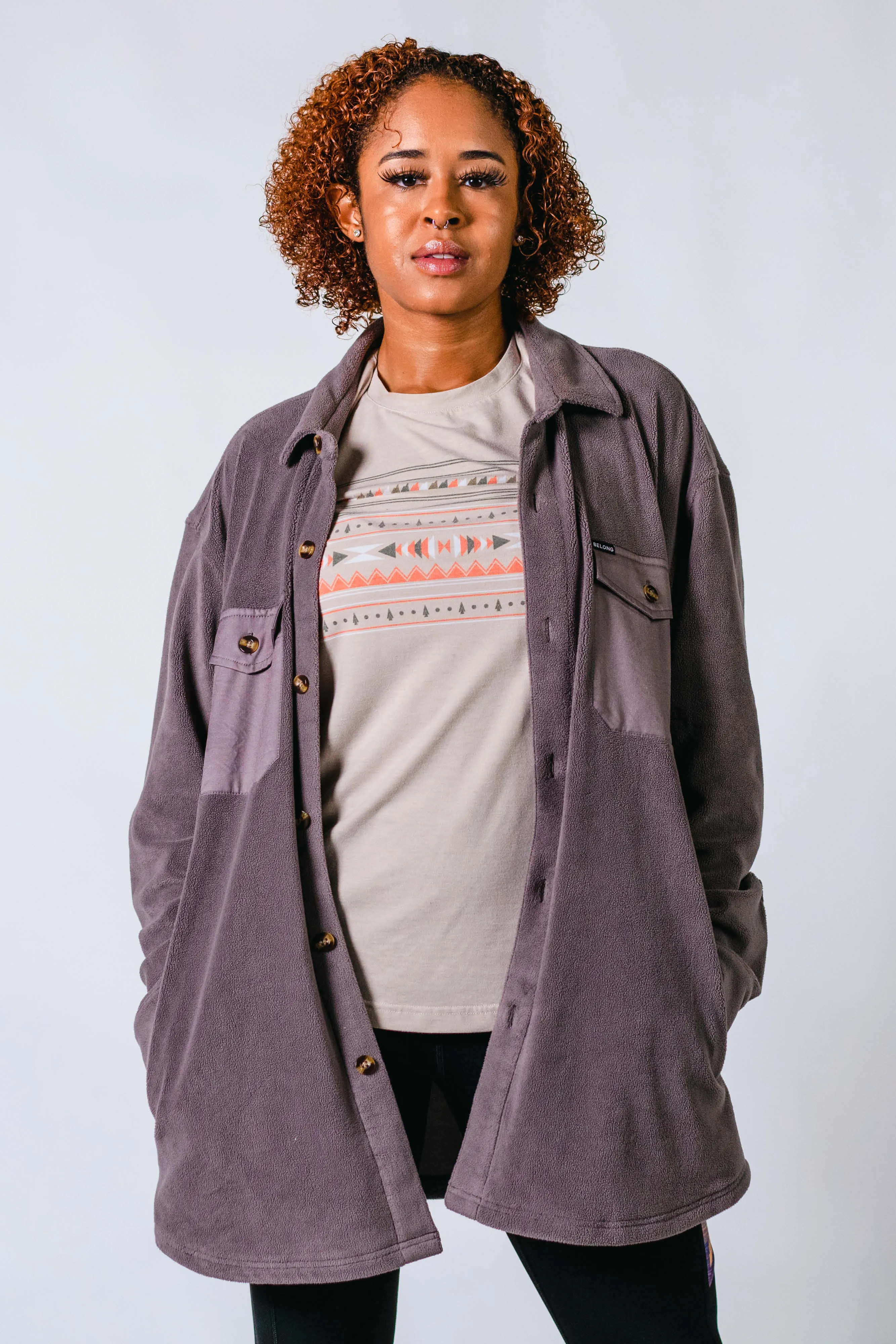 Women's Sawtooth Sherpa Oversized Shackets