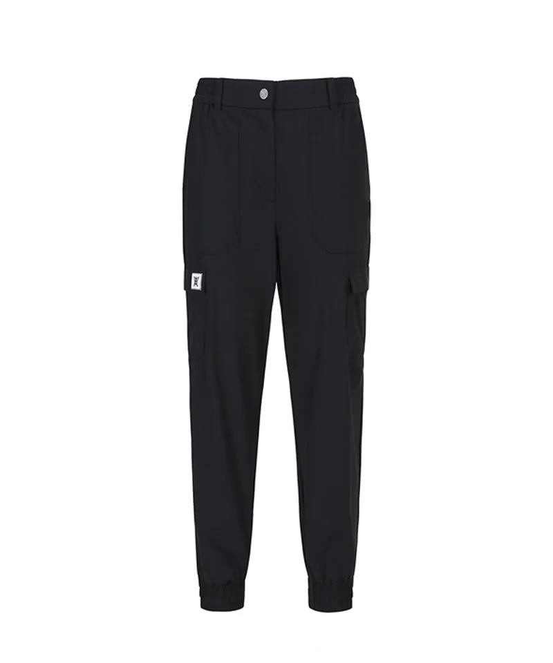Women's Tricot Cargo Jogger L/PT - Black