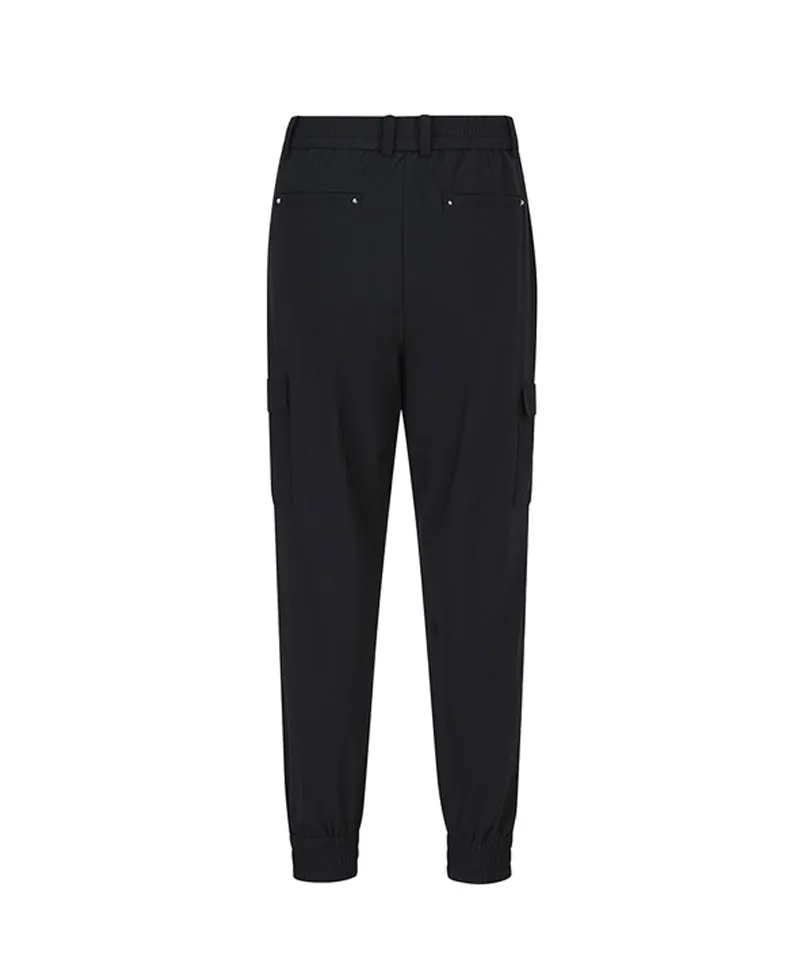 Women's Tricot Cargo Jogger L/PT - Black