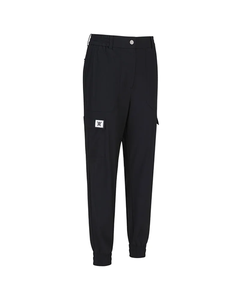 Women's Tricot Cargo Jogger L/PT - Black