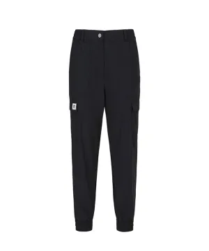 Women's Tricot Cargo Jogger L/PT - Black