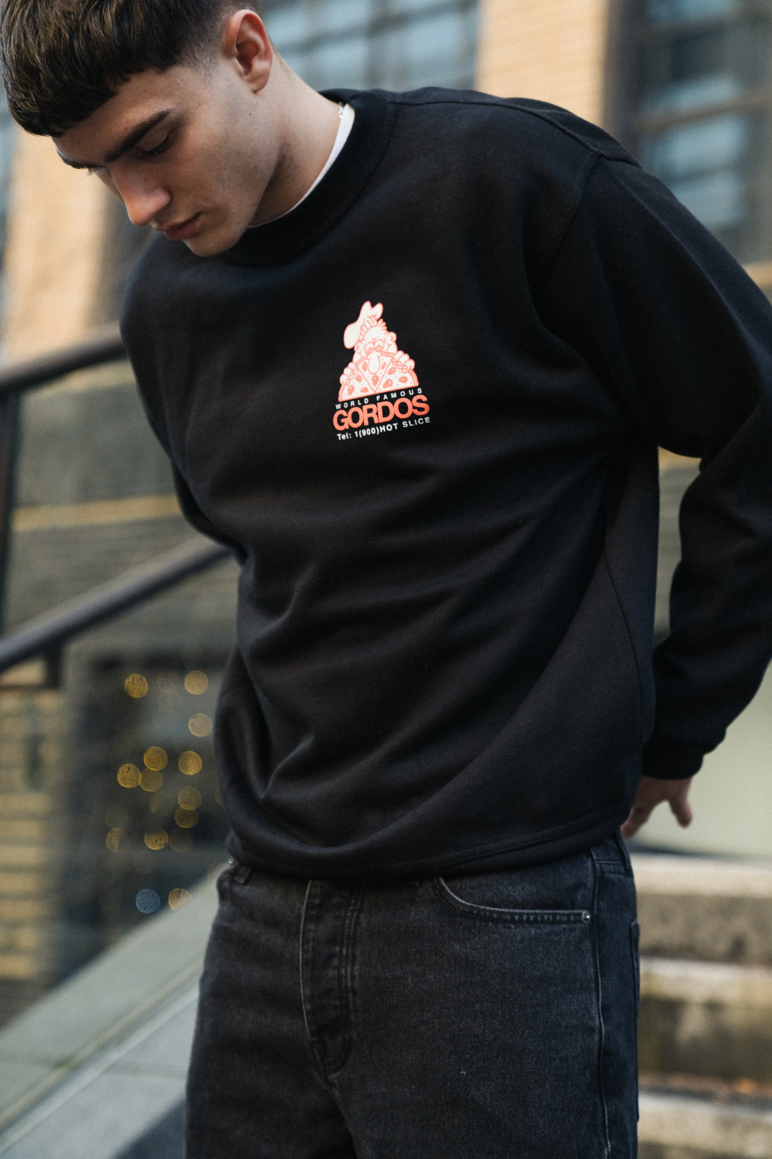 World Famous Gordos 'Gordos' Sweater - Black